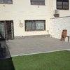 Decoración patio 15x50 m2
