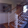 Escalera de hierro y madera