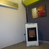 Instalar una estufa pequeña de pellet