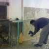 Picar y enyesar pared
