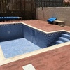 Construccion piscina 7x4 en granada con escalera de obra