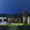 Contruccion de chalet con jardin y piscina