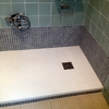 Desmontaje cabina e instalacion plato d ducha 120x70 blanco, giferia monomando y mampara blanca con guias de facil limpieza