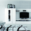 Vestir armario empotrado, de dos modulos 225x81.5 cada uno color blanco, tableros de melamina