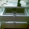 Lacar en blanco brillo