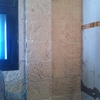 Colocar panel imitacion piedra en salon