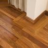 Acuchillar dos estancias con parquet