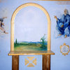 Pintura de vigas exteriores de la casa