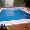 Hacer piscina de obra de 8x4 con escalera lateral