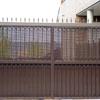 Echar hormigon impreso entrada parcela