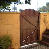 Cambio cerradura puerta jardín