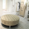Coser un puff de cuero