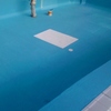 Reparación y pintado de la piscina de fibra