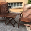 Barnizar/tratar sillón de jardín