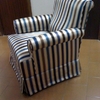Tapizar un sillón con estampado