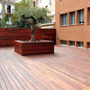 Valla de jardin de madera de ipe
