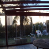 Acristalar pérgola