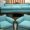 Tapizado de un sofá y dos sillones