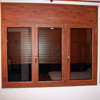 Suministrar Dos ventanas de una hoja cada una oscilobatientes