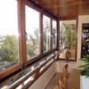 Ventana plegable de cristal