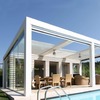 Pergola bioclimatica retráctil