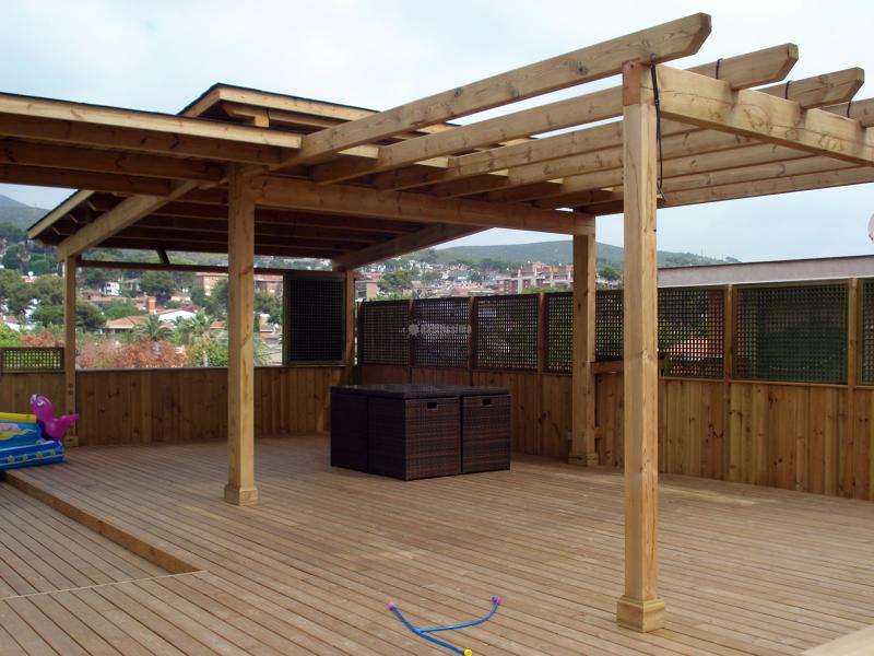 Oferta 10% descuento en pérgolas de madera 