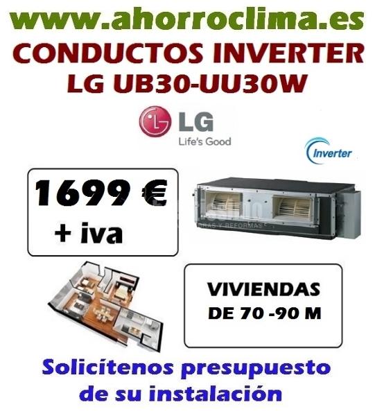 Oferta Aire Acondicionado Conductos Inverter Lg Ub30-uu30w