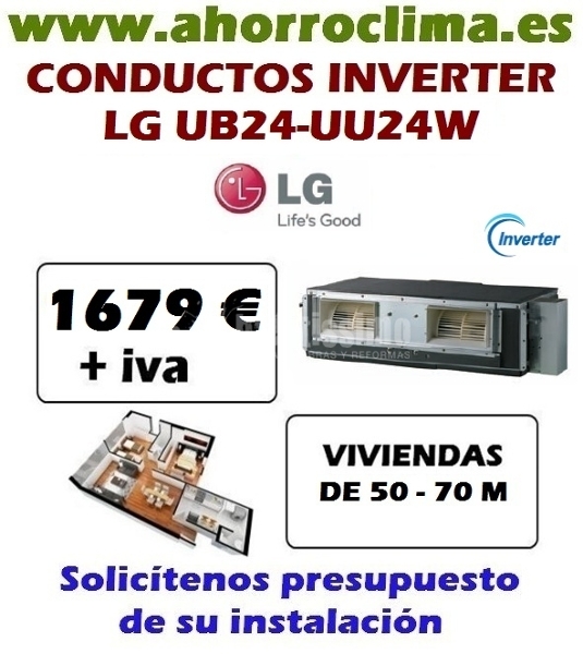Oferta Conductos Inverter Lg ub24-uu24w 1679 € + IVA
