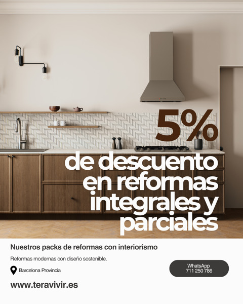 5% de Descuento en Reformas Integrales y Parciales