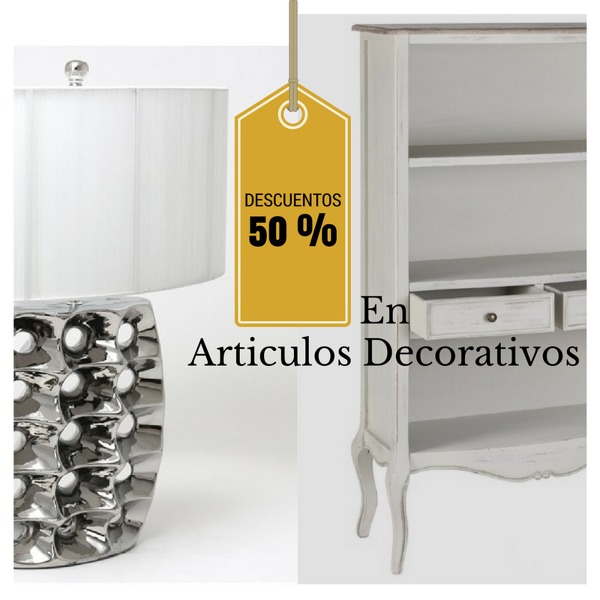 50%DTO. ARTÍCULOS DECORATIVOS
