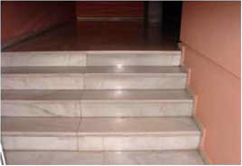 Acristalado  de escaleras