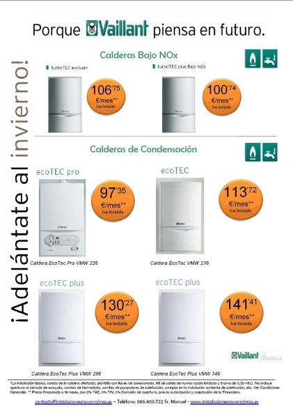 Adelantate al Frio con Vaillant
