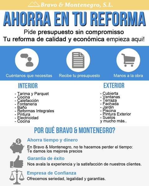 Ahorra en tu reforma