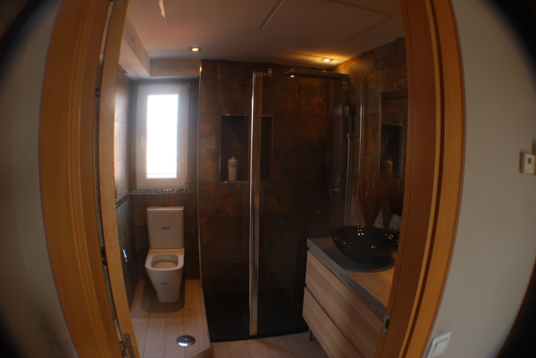 Baño Construcción. Detalle WC desplazado de lugar