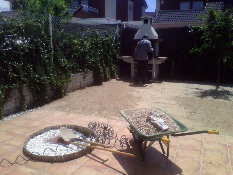Césped artificial  instalación