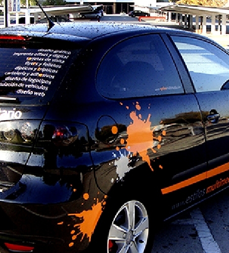 coche rotulado