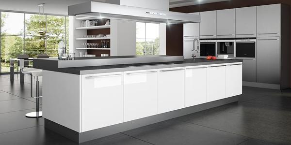 Cocina Ibañeta blanco brillo de Cocinas Puntocom