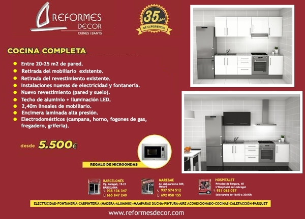 COCINA INTEGRAL.