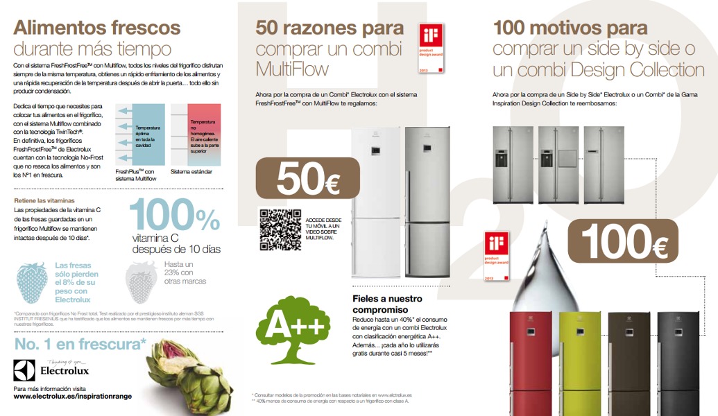 electrolux promoción doble