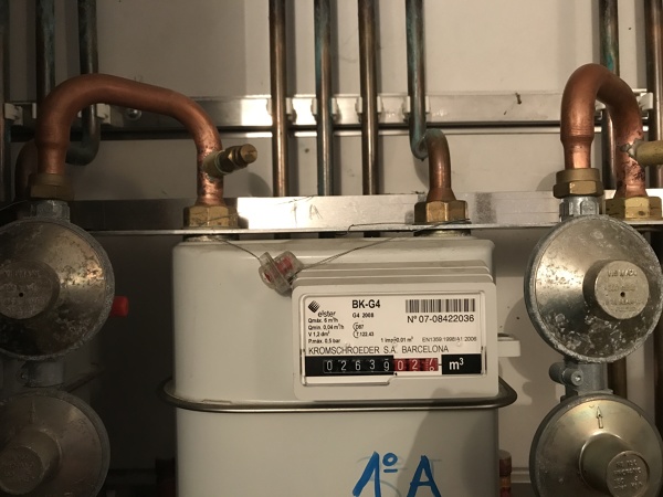 instalación de gas