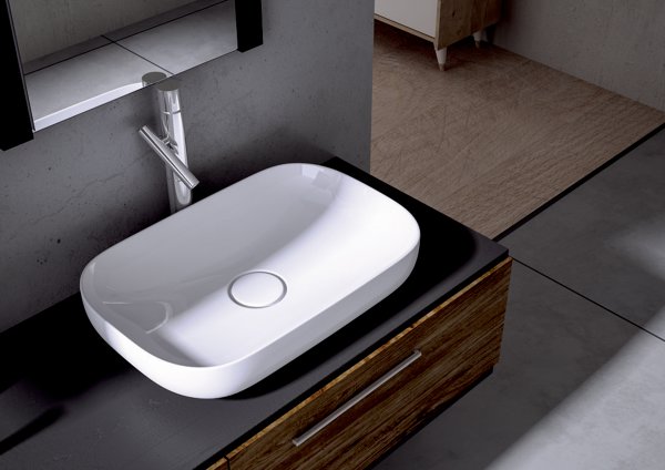 Lavabo porcelana sobre-encimera Minum por 194 €
