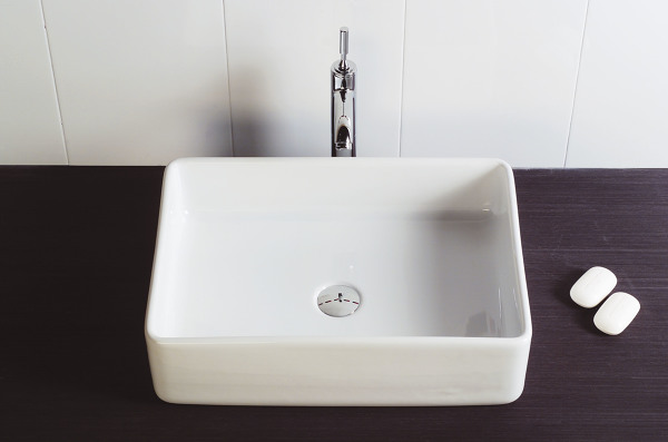 Lavabo porcelana sobre-encimera Rettangolare por 317 €