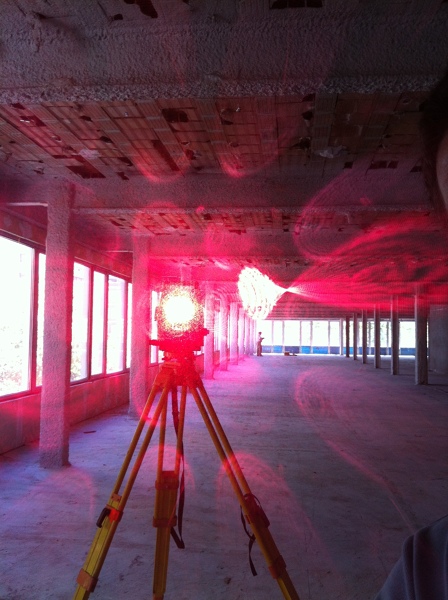 Levantamiento topográfico en 3D de edificio en Madrid.