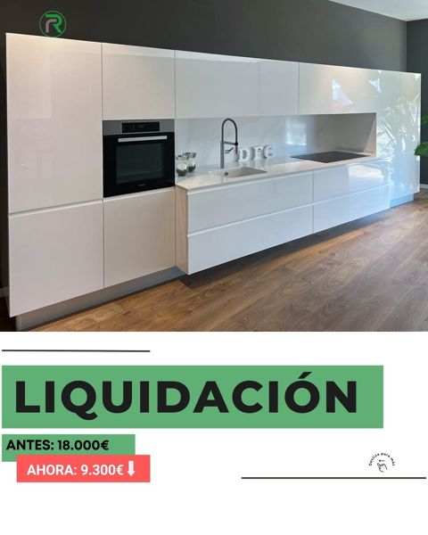 Liquidación en cocina de exposición