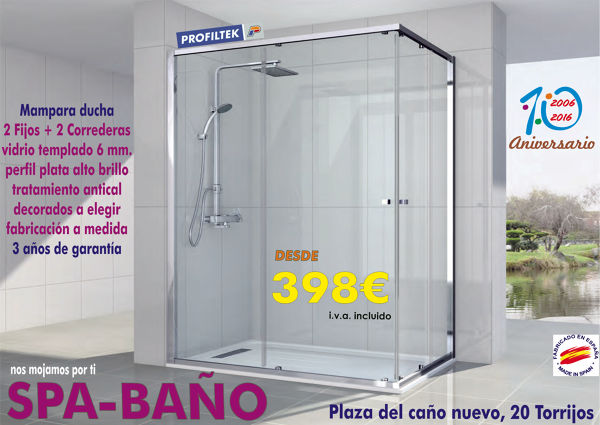 mampara rectangular a medida