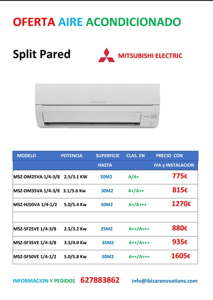 Mitsubishi Electric aire acondicionado