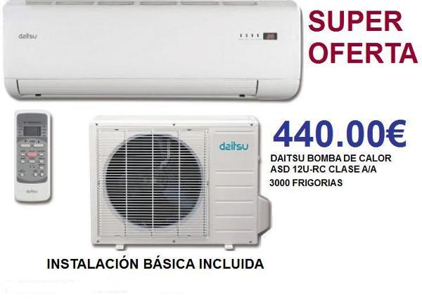 OFERTA AIRE ACONDICIONADO DAITSU VERANO 2012