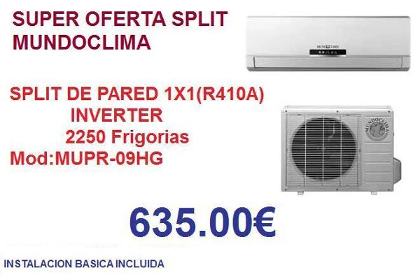 OFERTAS AIRES ACONDICIONADOS MUNDOCLIMA VERANO 2012