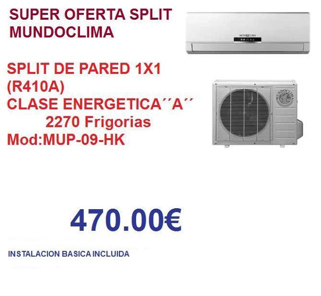 OFERTAS AIRES ACONDICIONADOS MUNDOCLIMA VERANO 2012