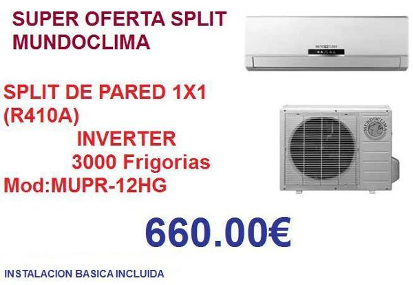 OFERTAS AIRES ACONDICIONADOS MUNDOCLIMA VERANO 2012